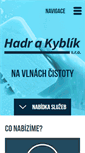 Mobile Screenshot of hadrkyblik.cz